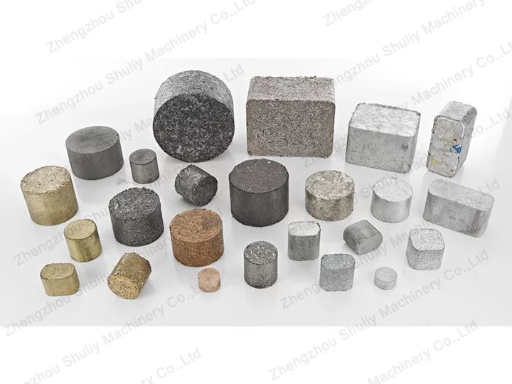 different types of metal briquettes